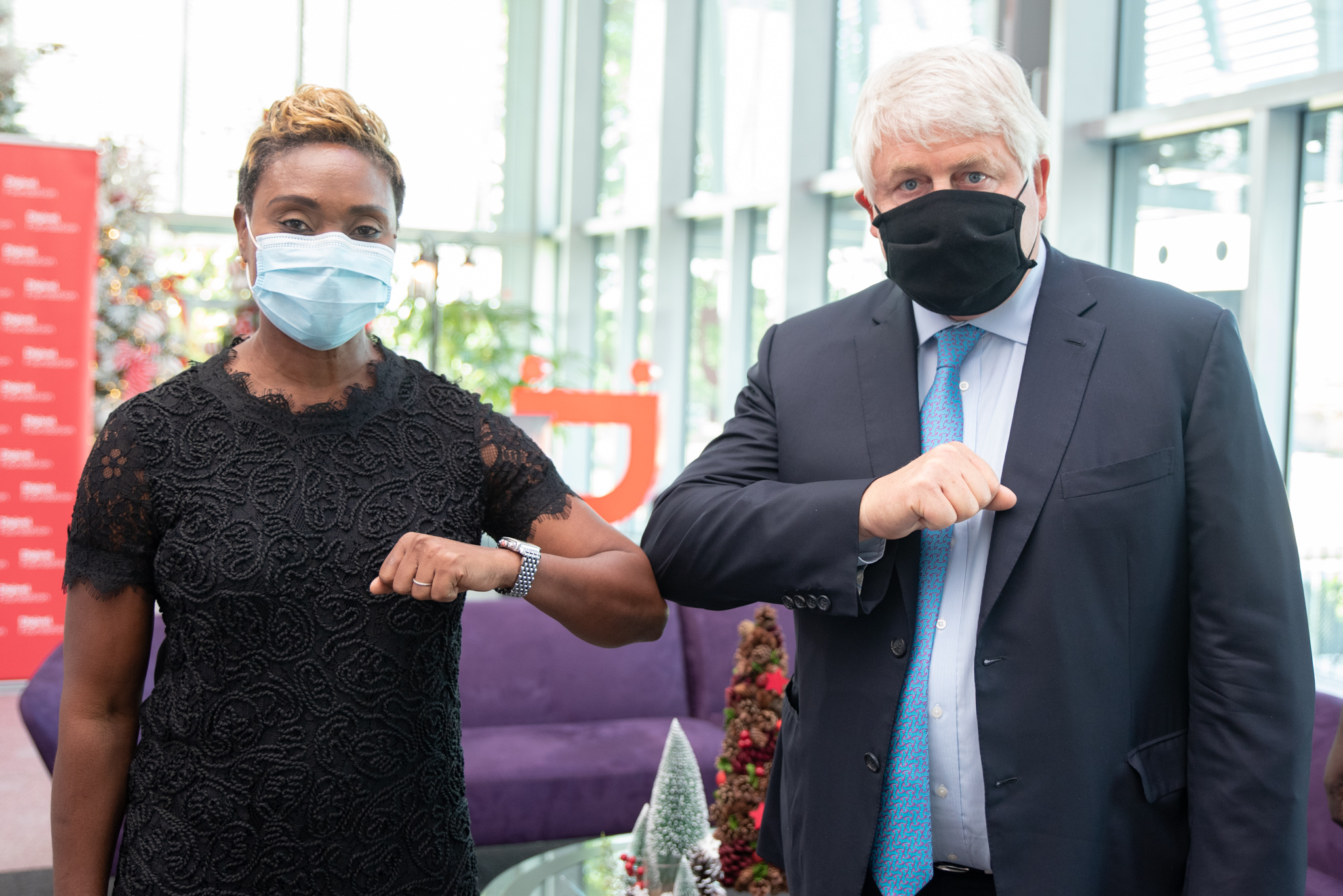 Denis O'Brien at The University Hospital of the West Indies