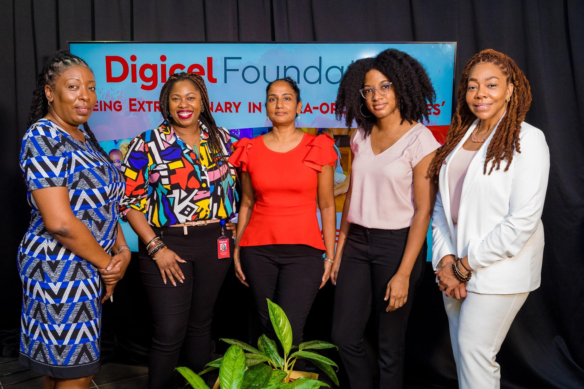 Leaders from the Digicel Trinidad and Tobago Foundation