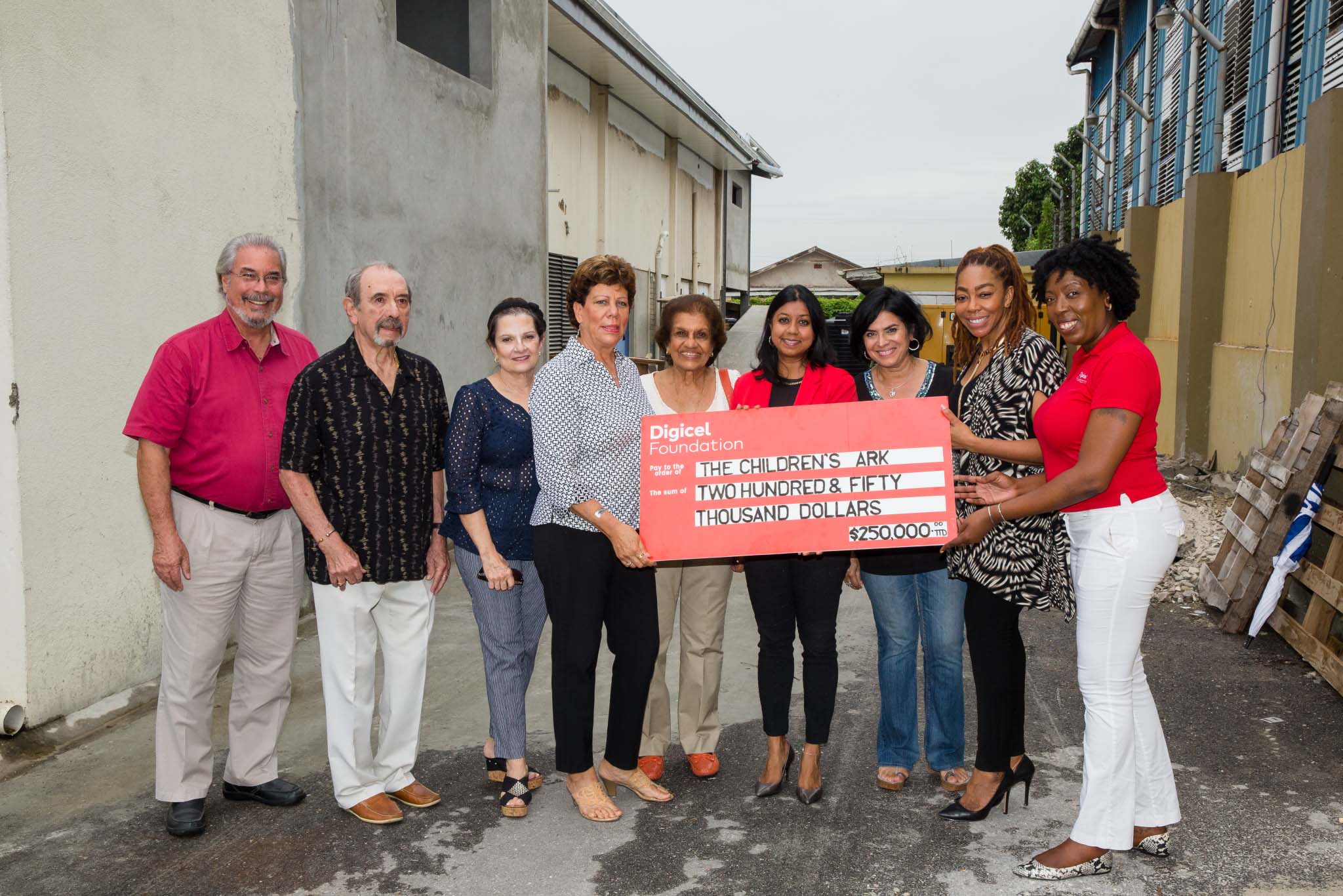 Digicel Trinidad and Tobago Foundation donates to The Children’s Ark to assist with renovations to the Princess Elizabeth Home